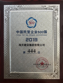 2018中國民營企業500強